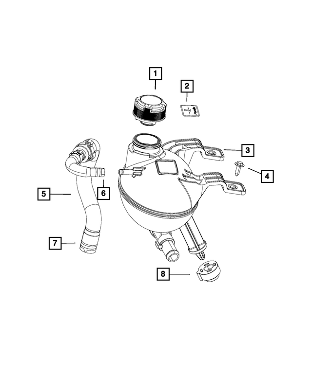 20142019 Fiat 500L OEM NEW 152019 Mopar Jeep Fiat Dodge Chrysler