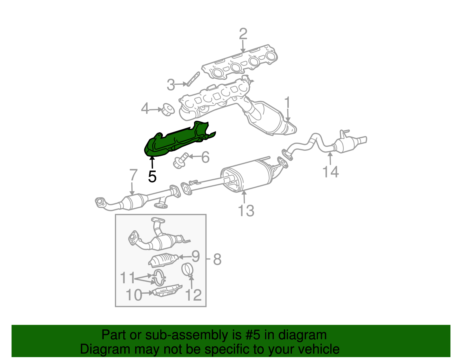 Manifold Cover - Toyota (17168-50170)