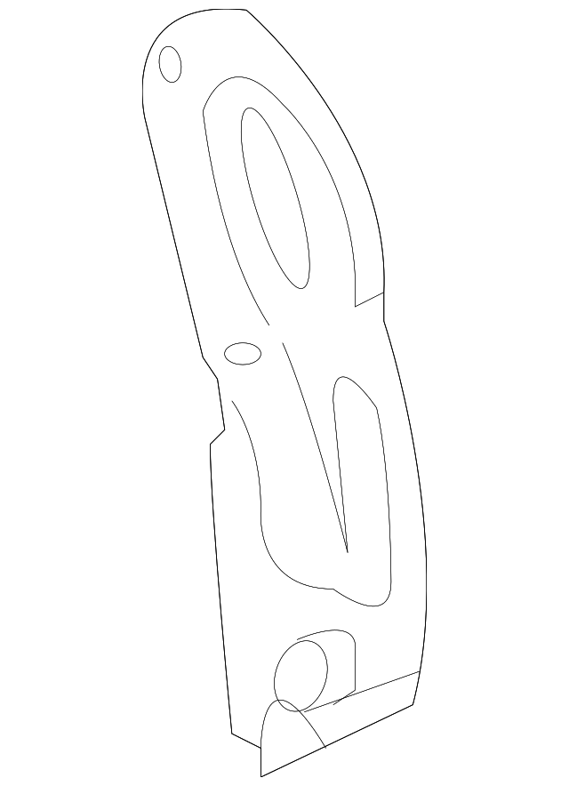 Front Driver Side Wheelhouse Panel Hole Cover - GM (92267676)