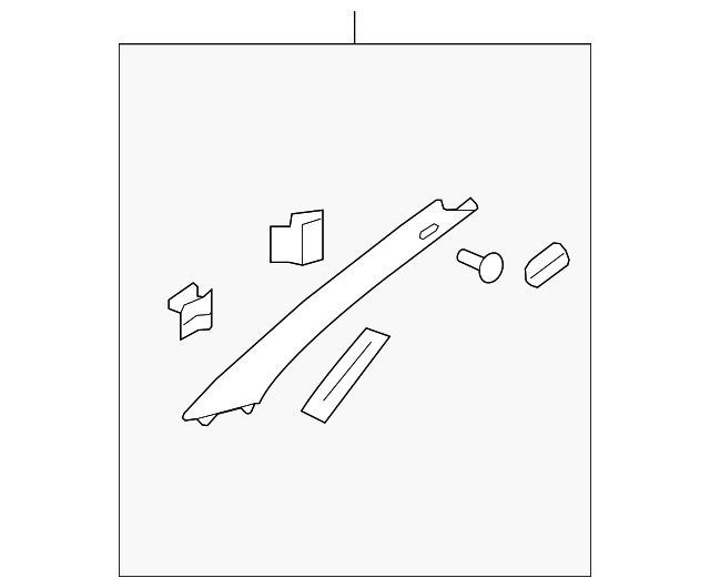 Molding, W/S Side Garnish - GM (92226268)