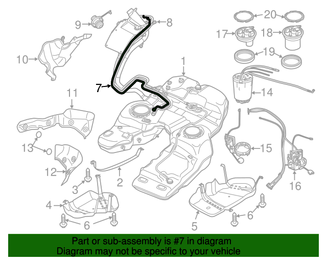 20112018 Porsche Cayenne Vacuum Hose 95820136501 Sunset Porsche Parts