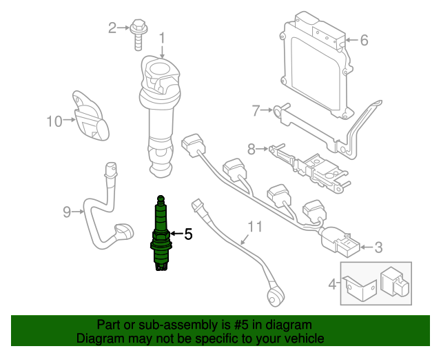 1885510060 Spark Plug 20102011 Kia Soul Kia.Parts Store