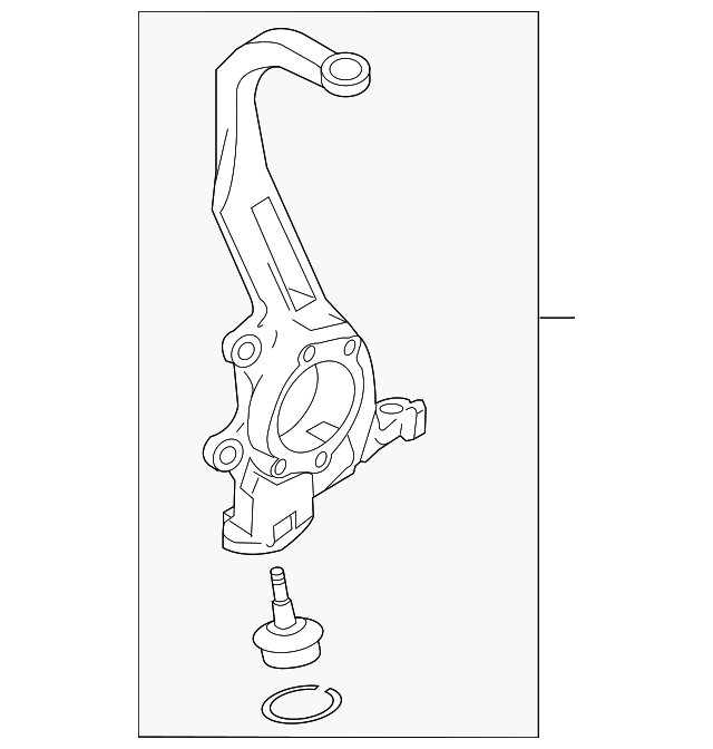 40015AL55J Knuckle 20052007 Infiniti G35 Infiniti Wholesale Direct