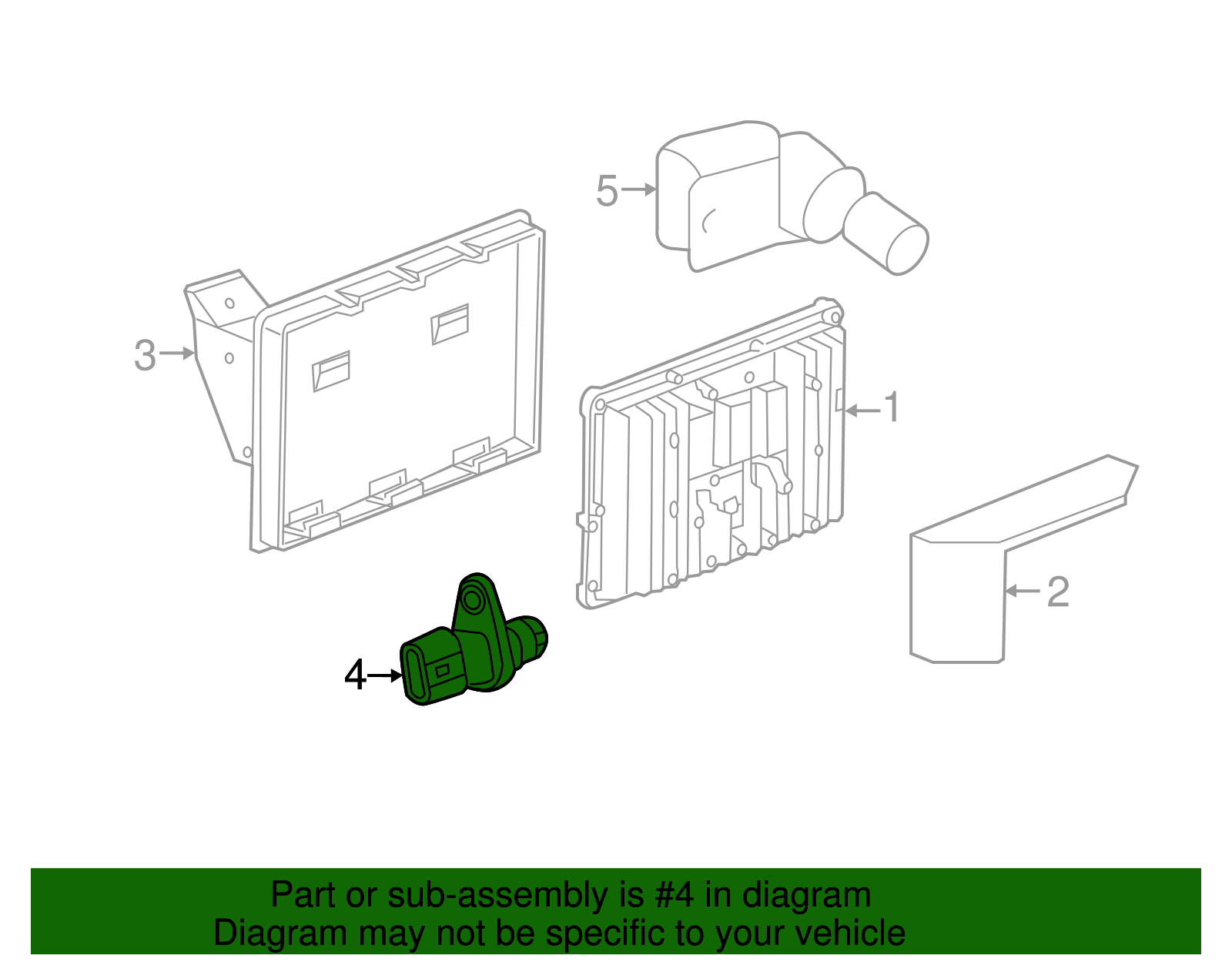 Camshaft Position Sensor - GM (97365038)