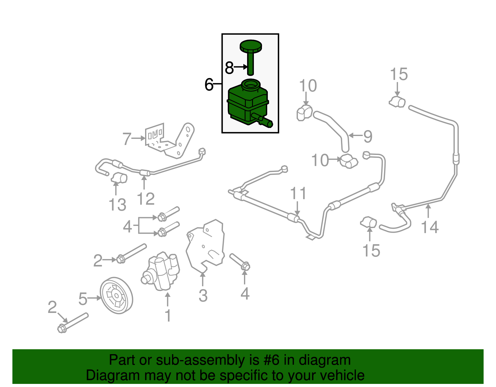 Power Steering Fluid Reservoir - GM (92202130)