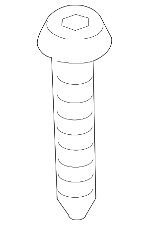 2008-2024 Audi Air Cleaner Assembly Screw WHT-002-087 | Audi USA Parts