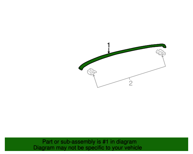 7555653021B1 Roof Molding 20012005 Lexus IS300 Longo Lexus Parts