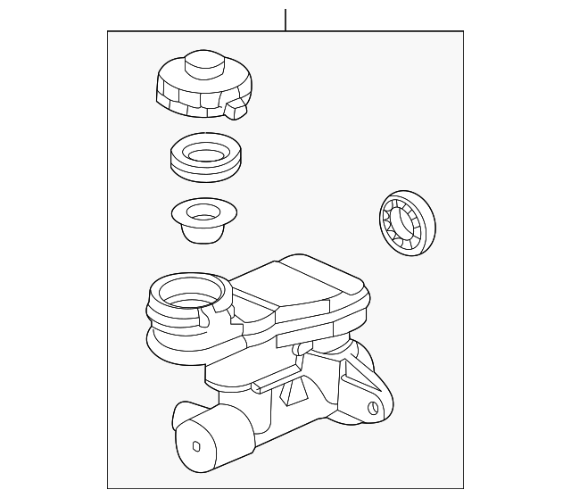 46100SCVA51 Master Cylinder Assembly 20032006 Honda Element
