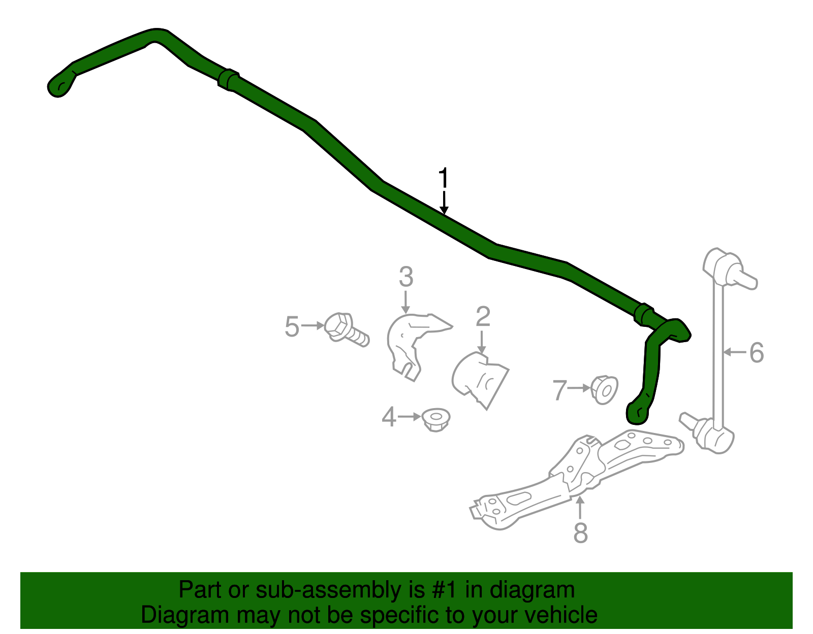 Stabilizer Bar - Scion (SU003-00391)