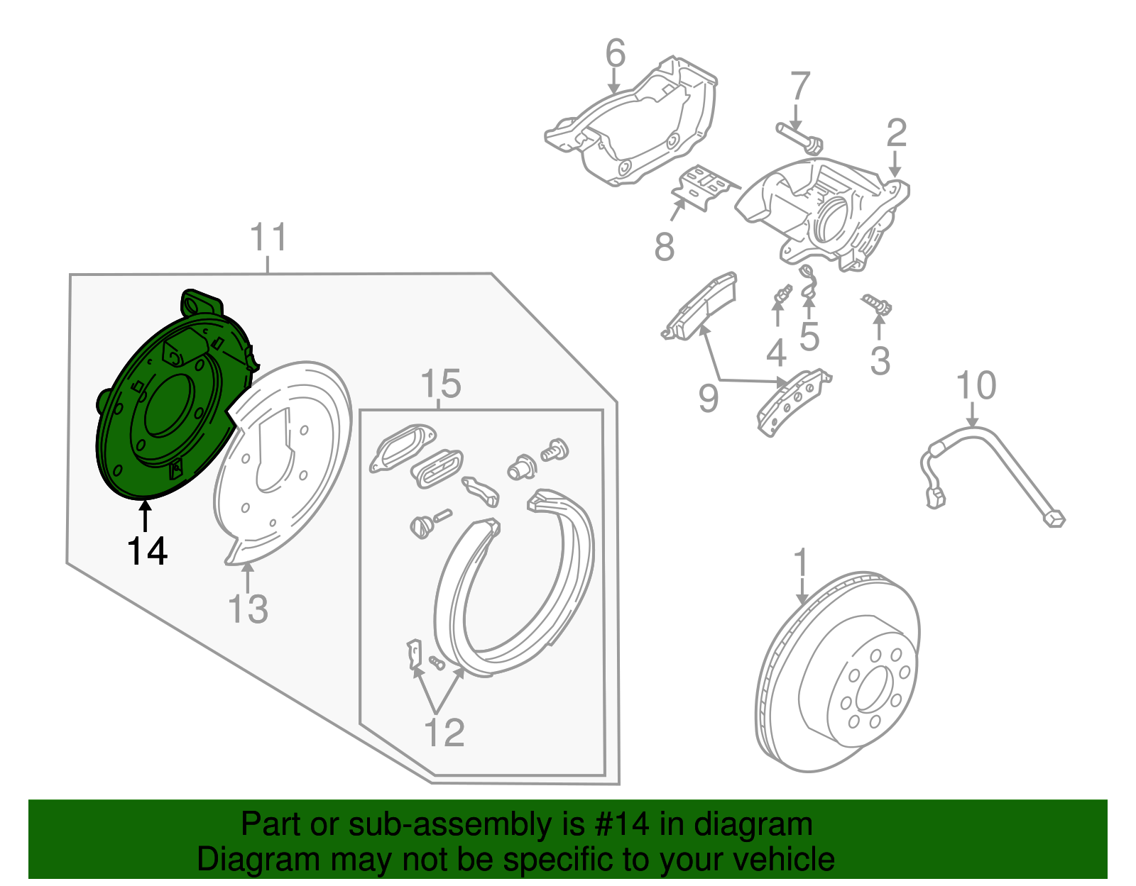 Backing Plate - GM (88935749)