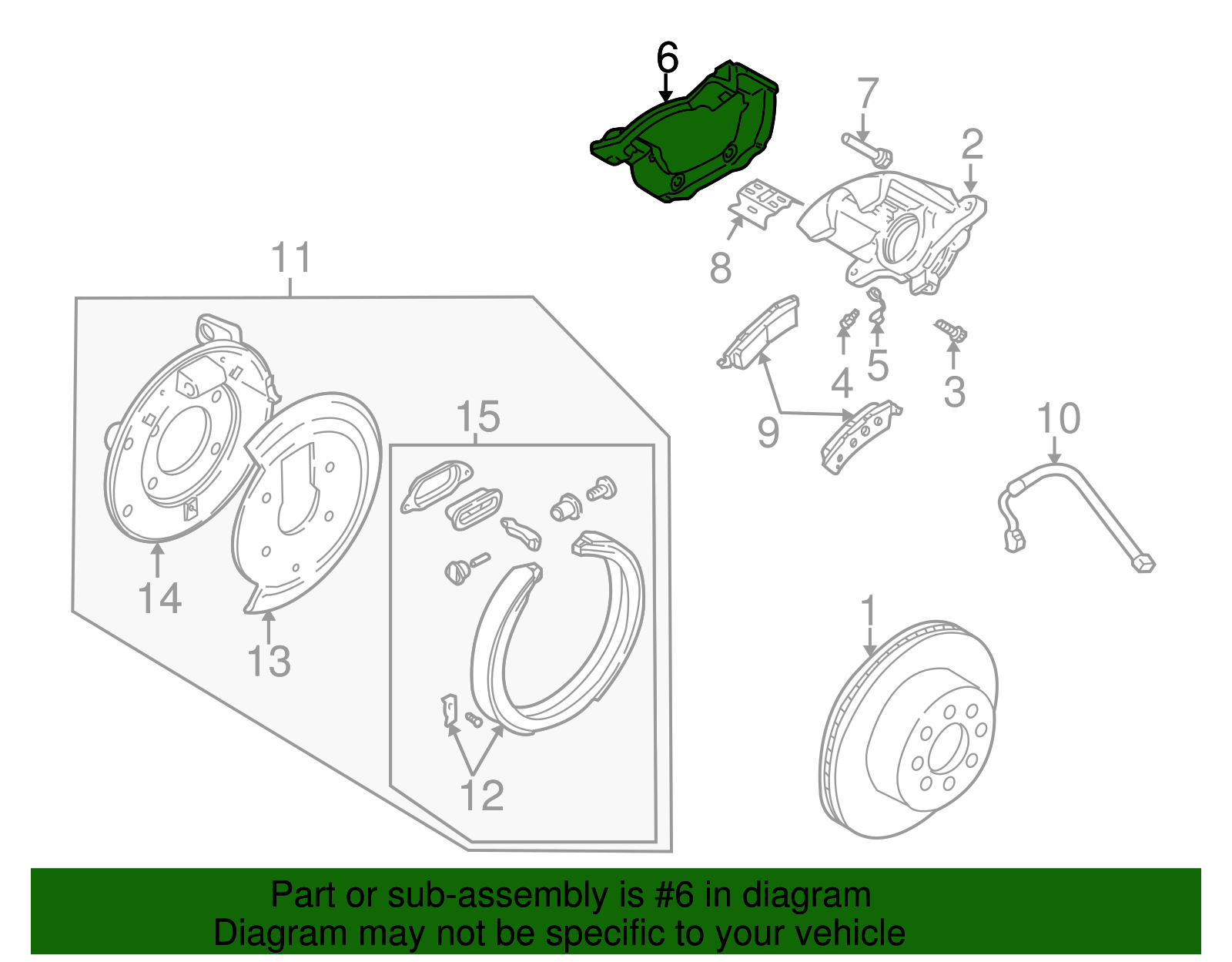 Caliper Mount - GM (89027181)