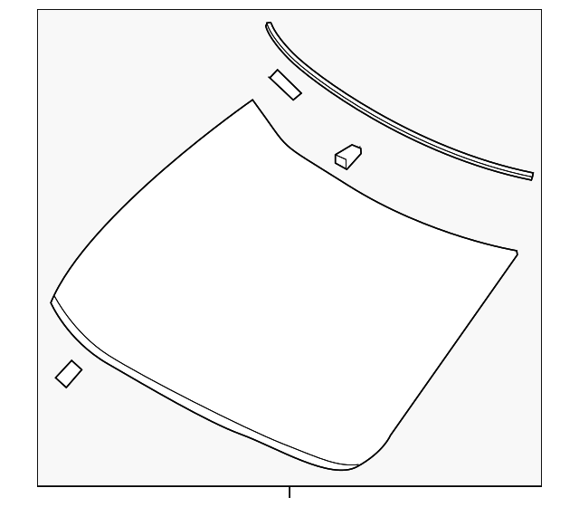 20162018 Nissan Maxima Windshield 727004RA1B Nissan Parts Plus