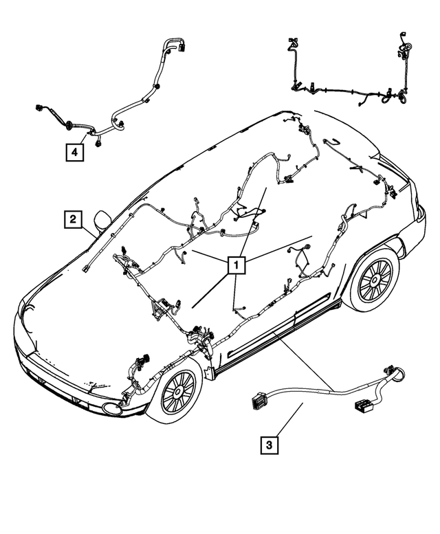 2012 Jeep Patriot Unified Body Wiring 68094227AA | My Mopar Parts 