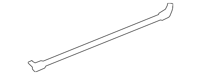 Passenger Side Front Door Window Outer Sealing Strip - GM (20875223)