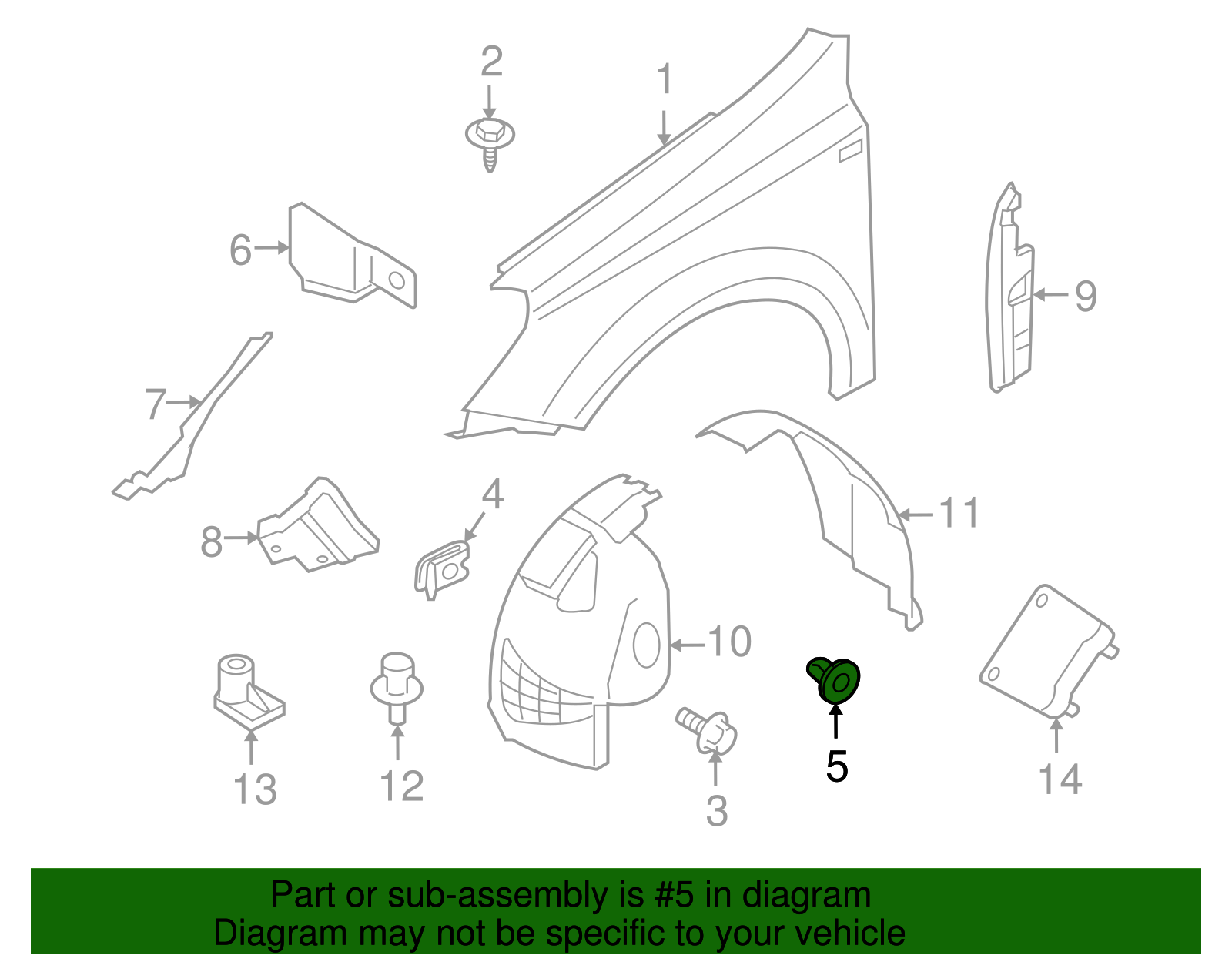 Multi-Purpose Nut - GM (11094002)