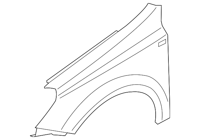 Front Passenger Side Fender - GM (93178667)