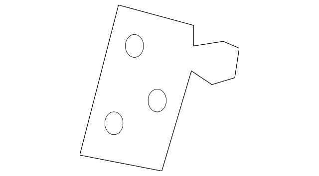 Airbag Control Module Bracket - Buick (25774009)