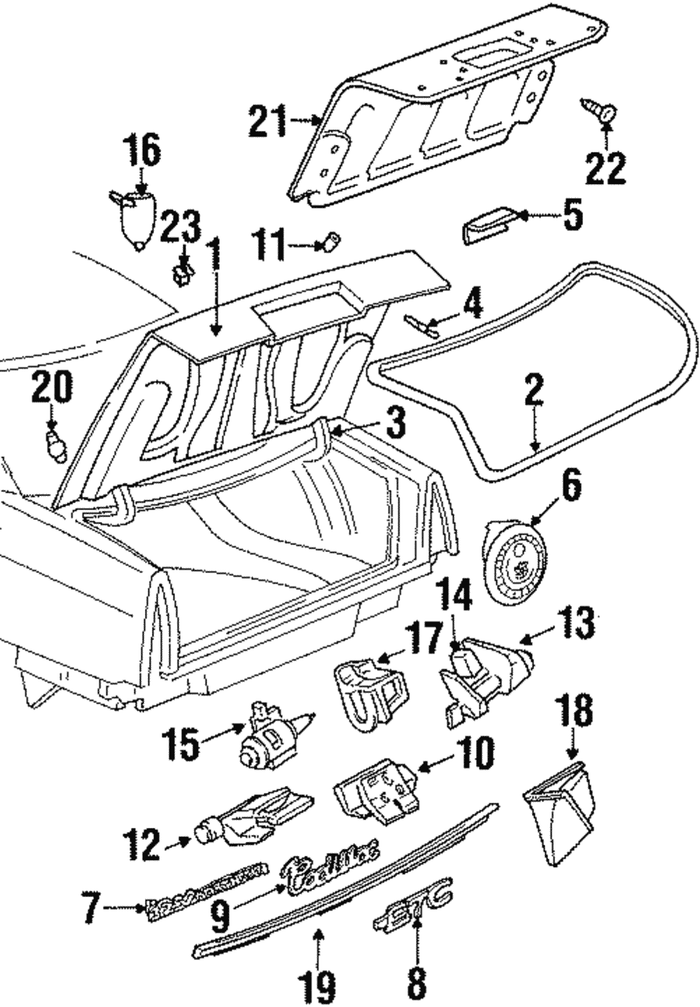 Cylinder Pkg-R/Cmpt Lid Lk     (Uncoded) - GM (12505555)