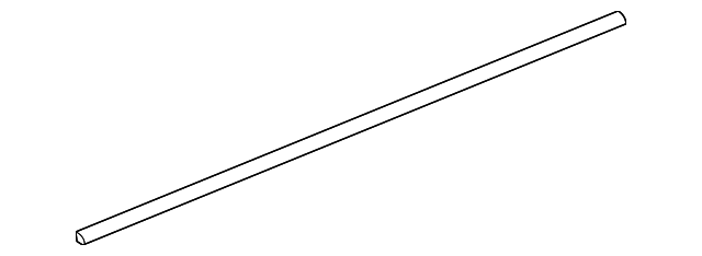 Passenger Side Center Pillar Lower Weatherstrip - GM (95378590)