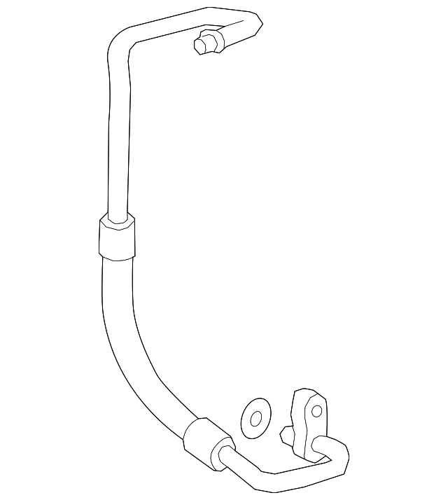 84572914 GM Transmission Fluid Cooler Inlet Pipe GM Parts Store