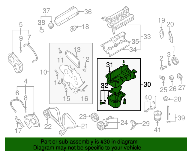 2152039850 Oil Pan 20032006 Kia Sorento Kia Cheap Parts