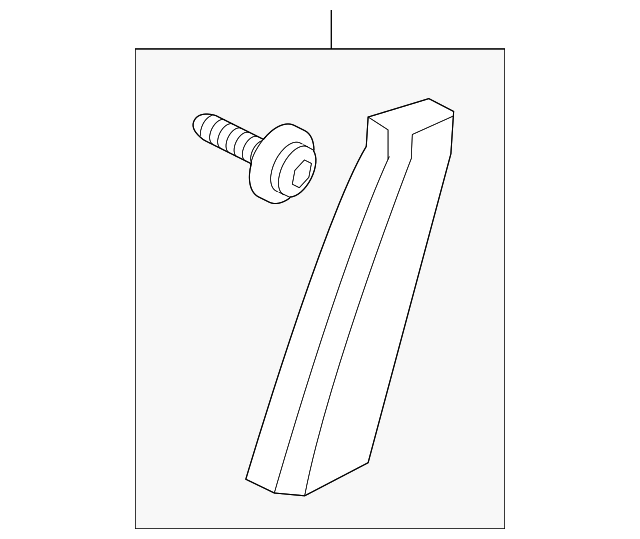 83761TK8A01ZA Garnish Assembly, L Slide Door *NH167L* (Graphite