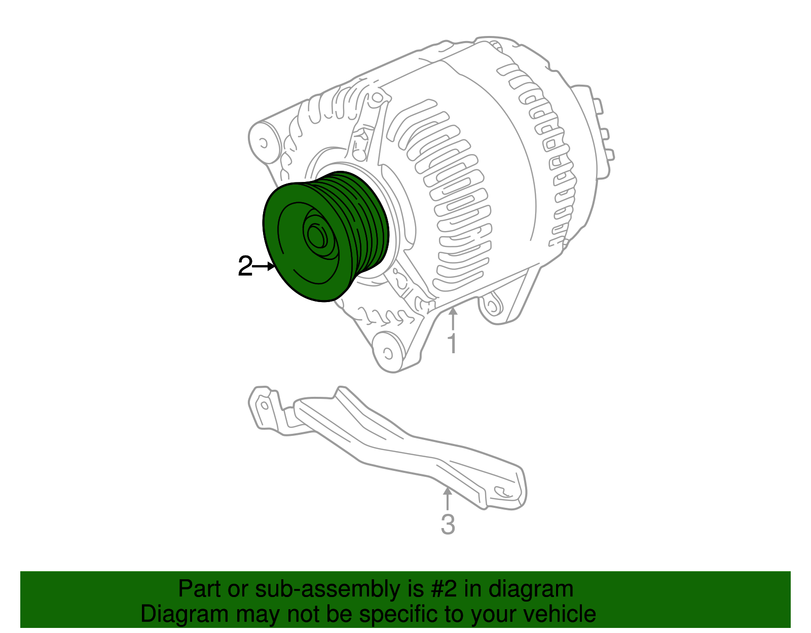 Pulley, Gen - GM (94858119)