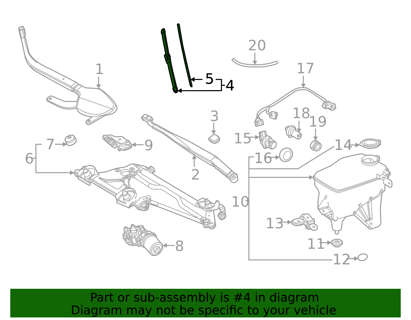 Wiper Blade - Toyota (85222-62041)