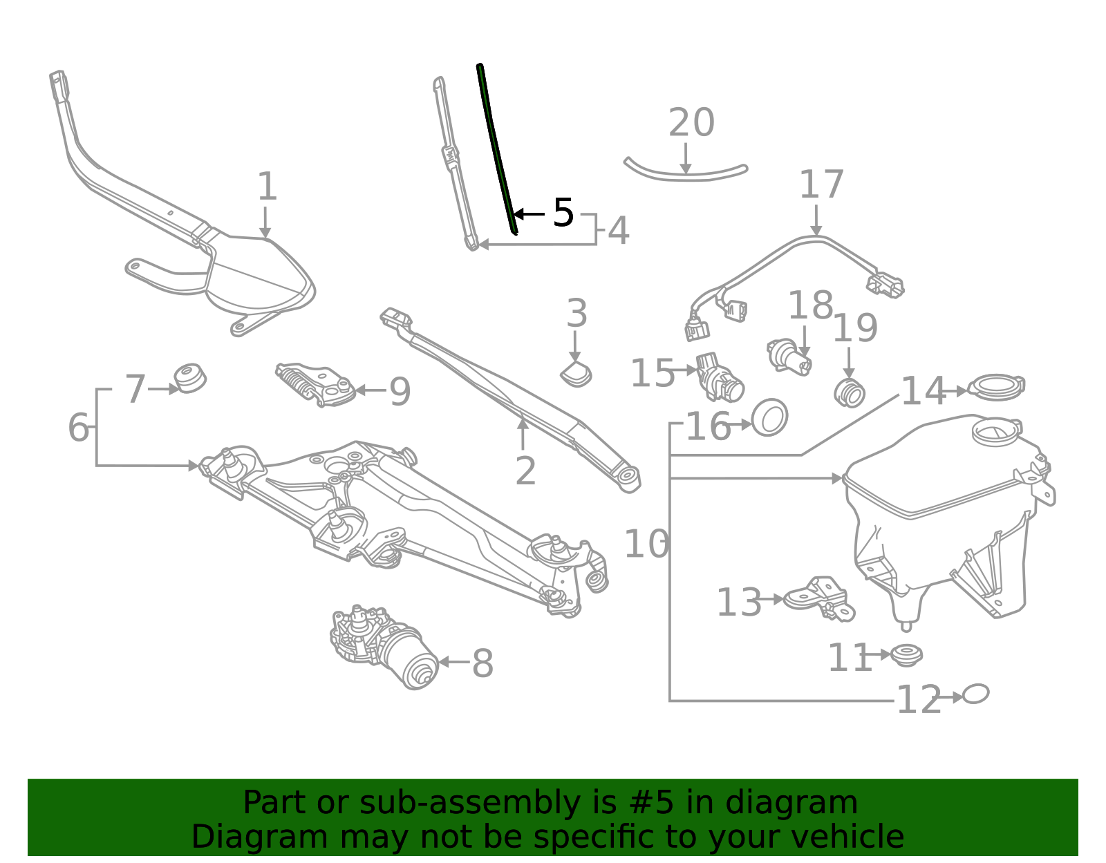 Wiper Blade Refill - Toyota (85214-62030)