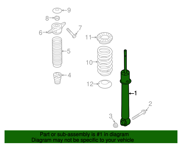 55310C6000 Shock Absorber 20162020 Kia Sorento Kia.Parts Store