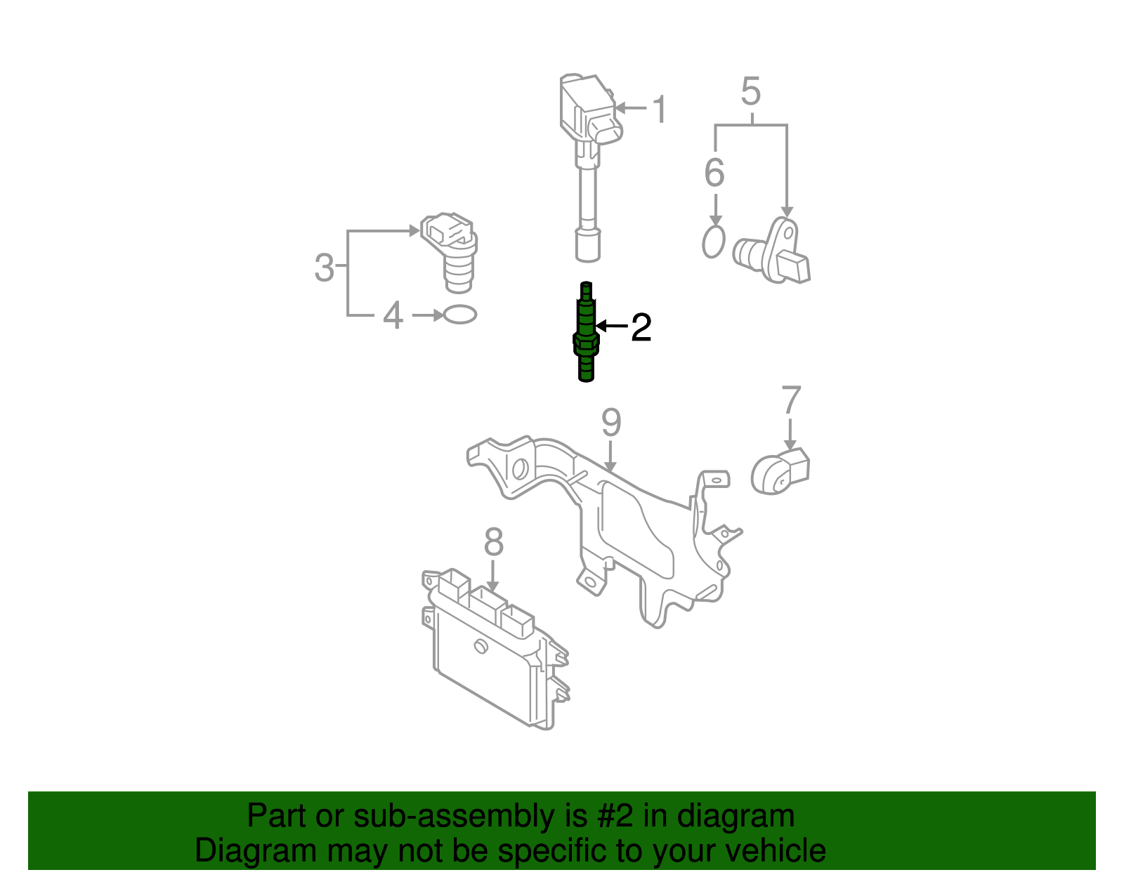 22401-ED71B - High-Quality Spark Plug for 2009-2011 Nissan Versa ...