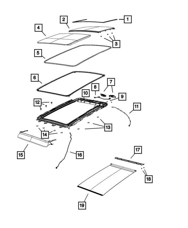 20172024 Jeep Compass Sunroof Drain Hose, Right 68253176AC Mopar eStore