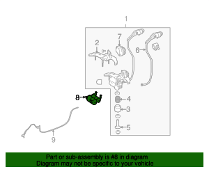 2007-2012 Mercedes-Benz Suspension Self-Leveling Unit Accumulator 164 ...