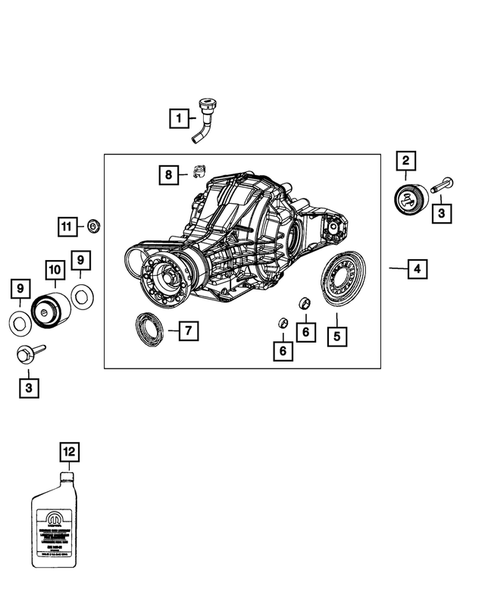 Rear Axle Assembly for 2018 Jeep Grand Cherokee #1