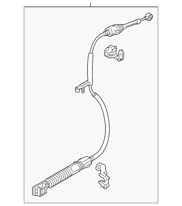 Ford FR3Z7E395B Automatic Transmission Shifter Cable 20152017