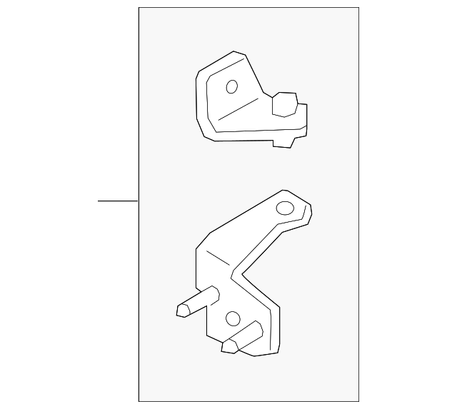 Upper Hinge - Ford (H1BZ-5826801-A)