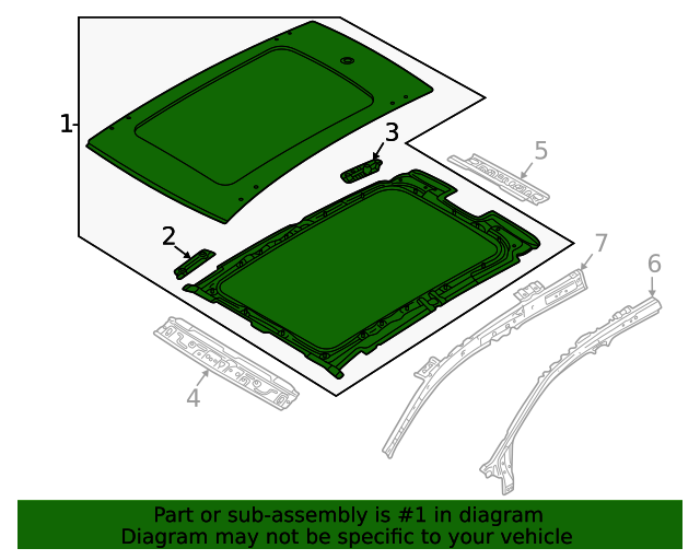 Roof Panel 2GJ-817-101-A