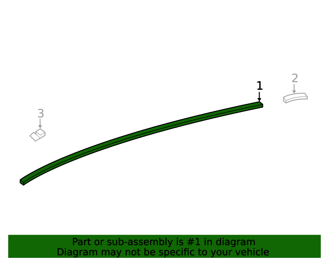 7555148090 Drip Molding 20212023 Toyota Venza Group 1 Auto Parts