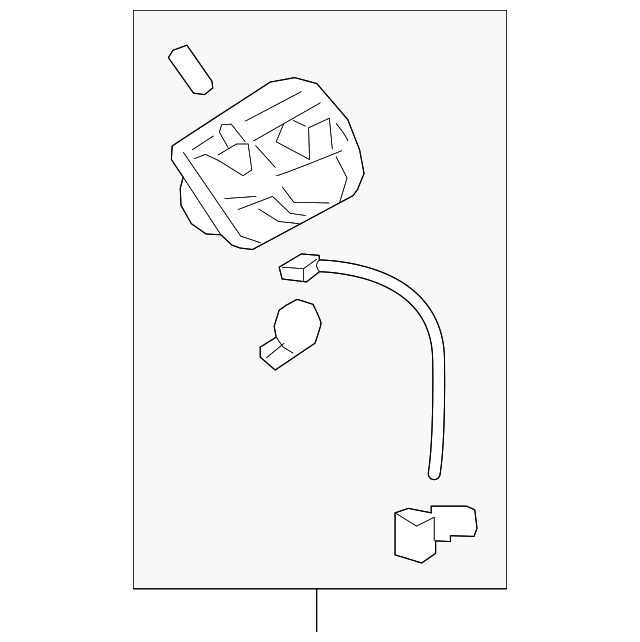 74480T3LA01 Adapter Assembly Fuel Cap 2013 Honda Accord Genuine