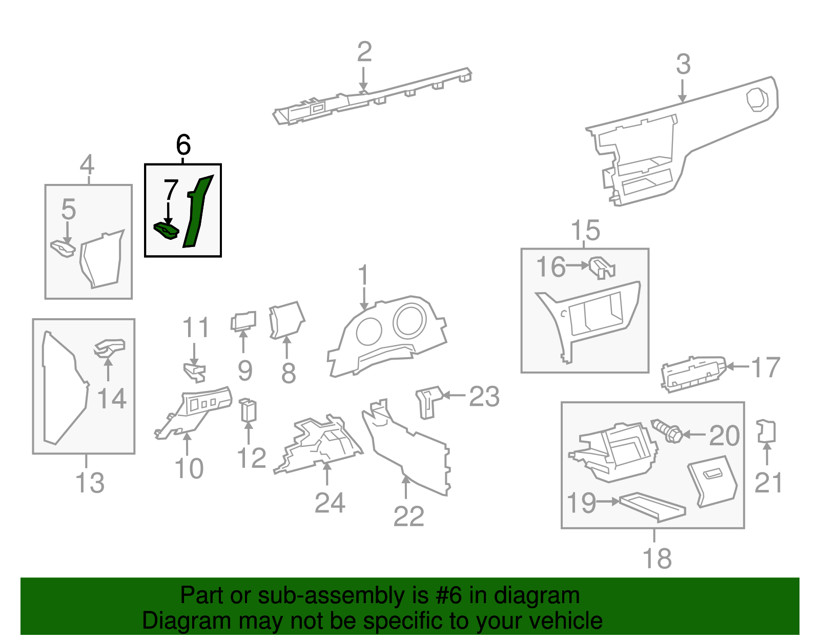 Filler Trim - Scion (55435-12260-C0)