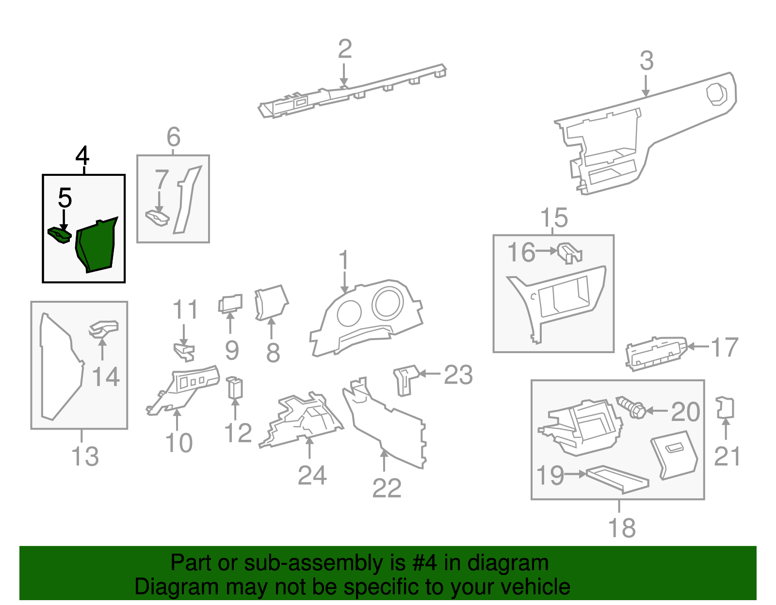 Air Vent Cover - Scion (55046-12030-C0)