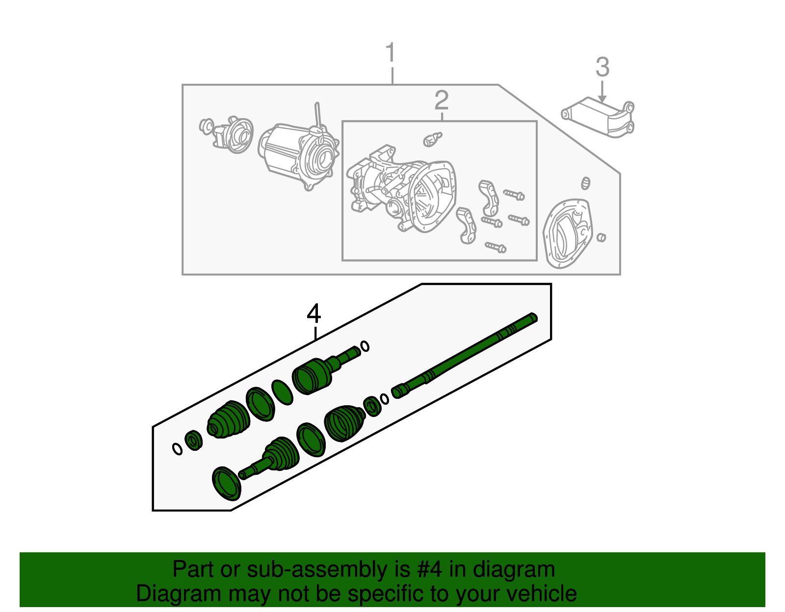 Axle Shafts - Ford (YL8Z-4B436-AB)