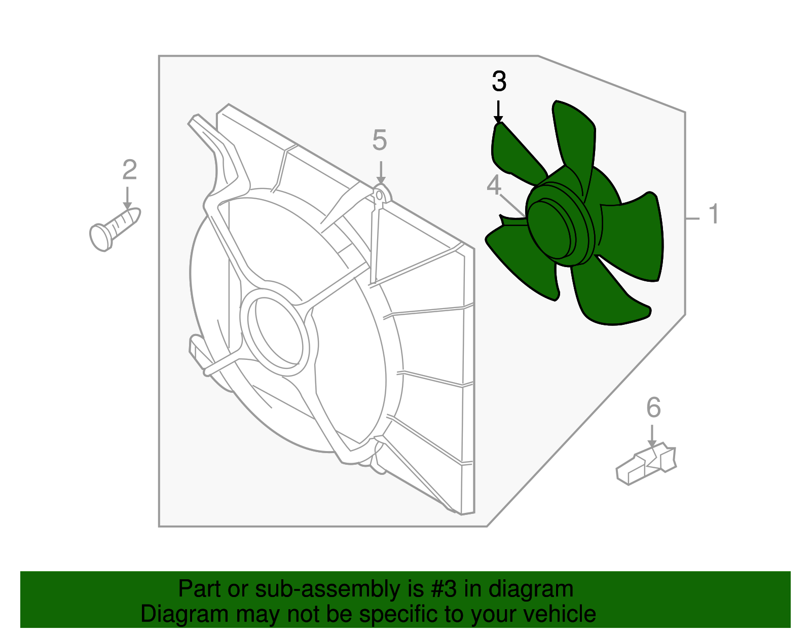 Engine Cooling Fan Assembly - GM (93744898)