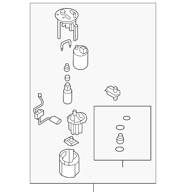 311102M700 Fuel Pump Assembly 20132016 Hyundai Genesis Coupe
