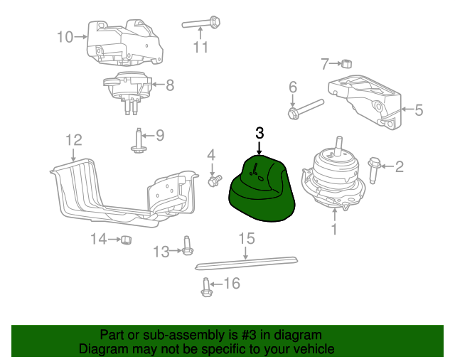 20142015 Jeep Grand Cherokee Heat Shield Driver's Side (LH) 5147153AC