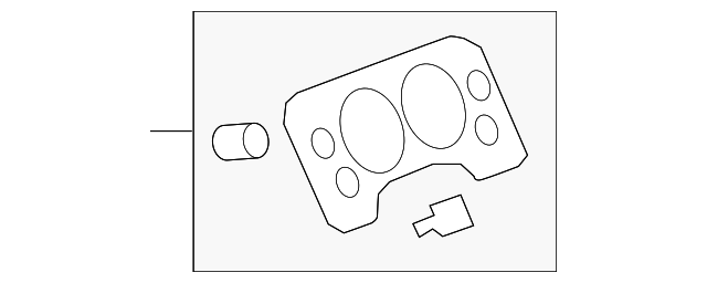 Plate Assembly-I/P Cstr Tr                   *Oil Rbd Brnz - GM (25911933)