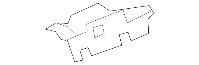 Reinforcement Assembly-I/P Carr    Supt - GM (25847129)