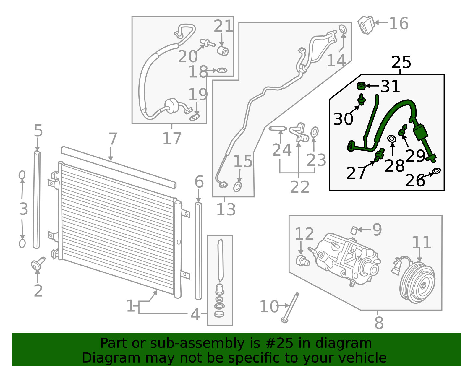 HC3Z-19972-BE - 2017-2020 Ford - Hose & Tube Assembly | My Ford Parts