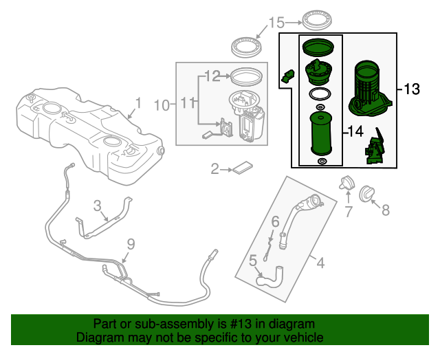 20072015 Mini Cooper Fuel Filter 16112755085 XportAuto