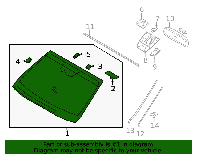86110S2310 Windshield 20212022 Hyundai Santa Fe World OEM Parts